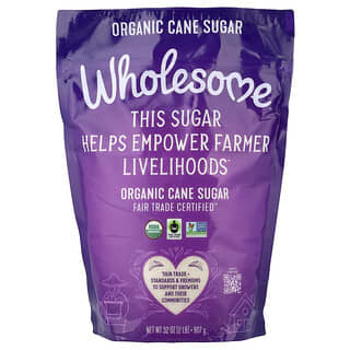 Wholesome Sweeteners, Organik Baston Şekeri, 2 lb (907 gr)