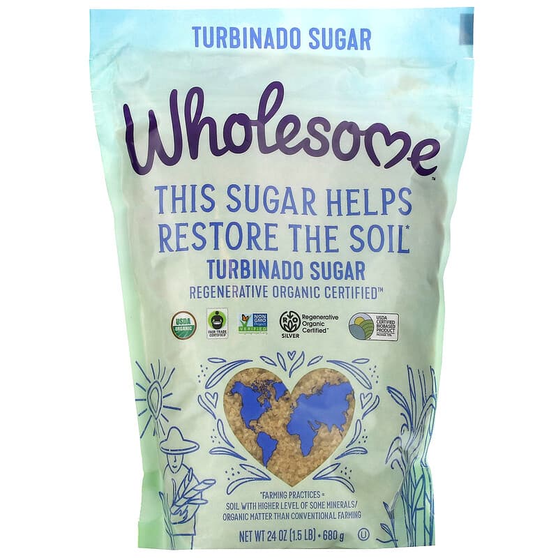 Turbinado Sugar 1.5 lb 680 g