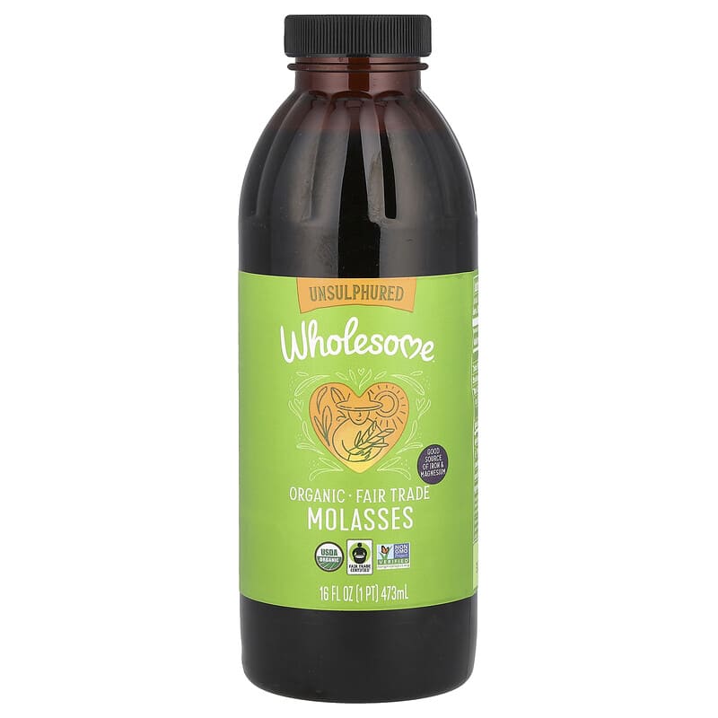 Organic Melasses, Bio-Melasse, ungeschwefelt, 473 ml (16 fl. oz.)