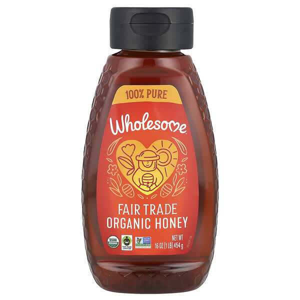 Wholesome Sweeteners, Fair Trade Organic Honey, 16 oz (454 g)