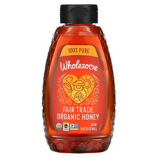 Wholesome Sweeteners‏, דבש אורגני בסחר הוגן, 680 גרם (24 אונקיות)