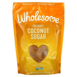 Wholesome Sweeteners, Органический сахар из кокосовой пальмы, 1 фунт (16 унций) — 454 г