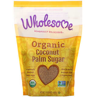 Wholesome Sweeteners, Organic Coconut Palm Sugar, 1 lb. (16 oz) - 454 g