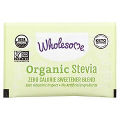 Wholesome Sweeteners, Organic Stevia, Zero Calorie Sweetener Blend, 75 Individual Packets, 2.64 oz (75 g)