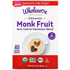 Organic Monk Fruit, 40 Individual Packets, 5.6 oz (160 g)