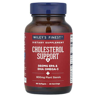 Wiley's Finest, Cholesterol Support, 90 Softgels