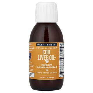 ويليز فاينست‏, زيت كبد سمك القد + ، 4.23 أونصة سائلة (125 مل)