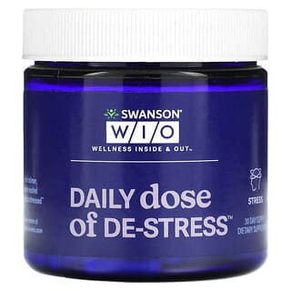 Swanson WIO, Суточная доза De-Stress, 30 капсул