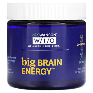 Swanson WIO, Big Brain Energy`` 30 cápsulas