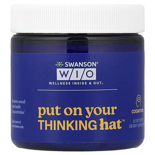 Swanson WIO, Put On Your Thinking Hat™, 30 Vegan Capsules