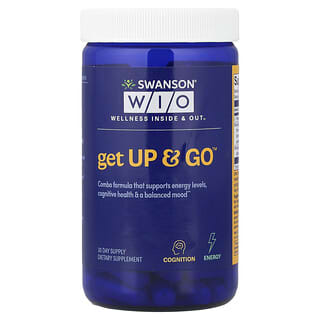 Swanson WIO, Get Up & Go, 60 vegetarische Kapseln