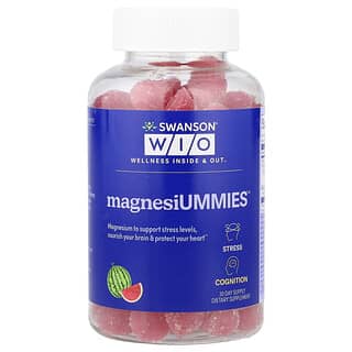 Swanson WIO, MagnesiUMMIES, Sandía, 120 gomitas