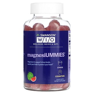 Swanson WIO, MagnesiUMMIES, Watermelon, 120 Gummies