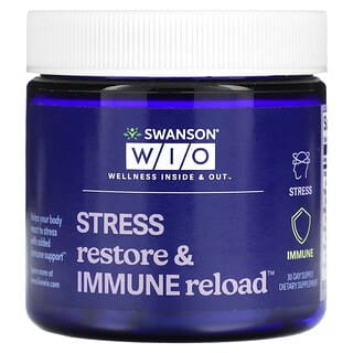 Swanson WIO, Stress Restore & Immune Reload, 30 Day Supply