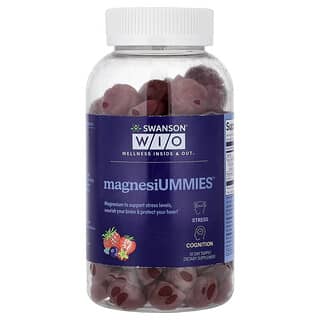 Swanson WIO, Magnesiummies™, суміш ягід, 60 жувальних мармеладок
