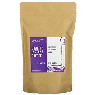 Waka Coffee, قهوة عربية سريعة التحضير 100%، هندية، تحميص قليل، 8 أونصات (226 جم)
