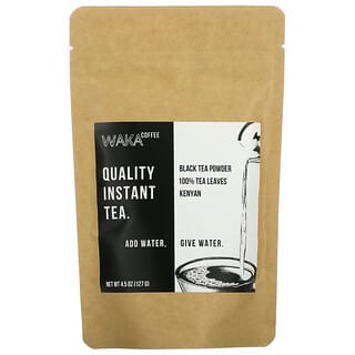 Waka Coffee, 100% Instant Tea Leaves, Black Tea Powder, Kenyan, 4.5 oz (127 g)