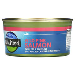 Wild Planet, Wild Pink Salmon, Skinless & Boneless, 6 oz (170 g)