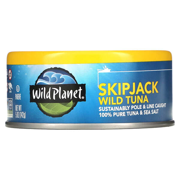 Wild Planet, Wild Skipjack ライトツナ, 5 oz (142 g)