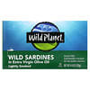 Wild Sardines In Extra Virgin Olive Oil, Lightly Smoked, 4.4 oz (125 g)