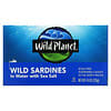 Wild Sardines In Water with Sea Salt, 4.4 oz (125 g)
