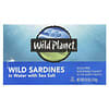 Wild Planet, Wild Sardines In Water with Sea Salt, 4.4 oz (125 g)