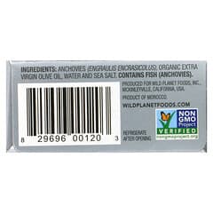 Wild Planet, Wild White Anchovies In Extra Virgin Olive Oil, 4.4 oz (125 g)