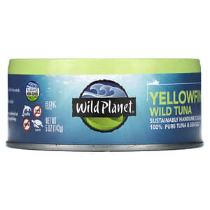 Wild Planet, Atún silvestre de aleta amarilla`` 142 g (5 oz)