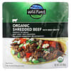 Carne de res orgánica deshebrada con caldo de res`` 85 g (3 oz)
