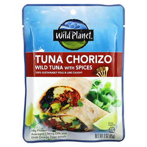 Wild Planet, Tuna Chorizo, 3 oz (85 g)