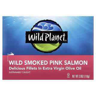 Wild Planet, Wild Smoked Pink Salmon, 3.9 oz (110 g)