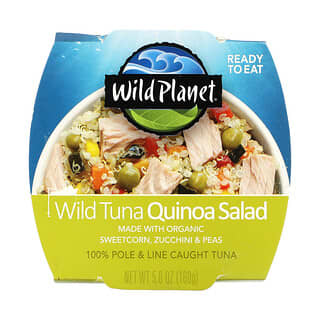 Wild Planet, Salada de Atum Selvagem e Quinoa, 160 g (5,6 oz)