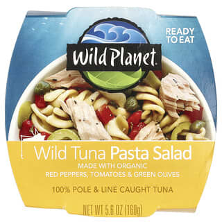 Wild Planet, Salade de pâtes au thon sauvage, 160 g