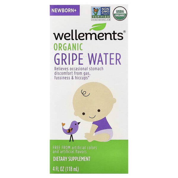 Wellements, 유기농 그라이프수, 신생아+, 118ml(4fl oz)