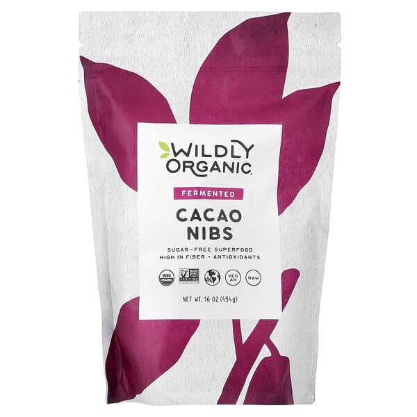 Wildly Organic, Fermented Cacao Nibs, 16 oz (454 g) — product photo 1