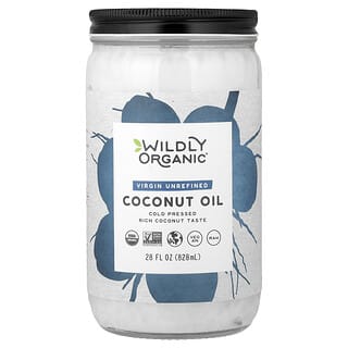 Wildly Organic, Olio di cocco vergine non raffinato, 828 ml