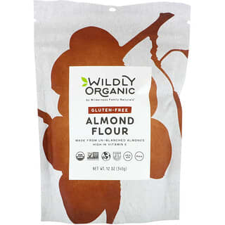 Wildly Organic, グルテンフリーアーモンド粉、340g（12オンス）