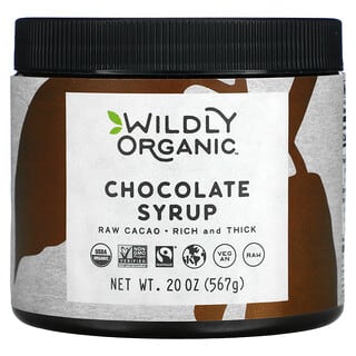 Wildly Organic, 巧克力糖漿，20 盎司（567 克）