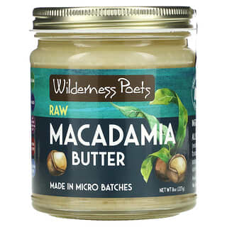 Wilderness Poets, Raw Macadamia Butter, rohe Macadamia-Butter, 227 g (8 oz.)