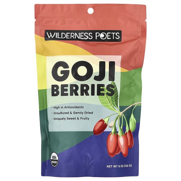 Wilderness Poets, Goji Berries, 226 g (8 oz)