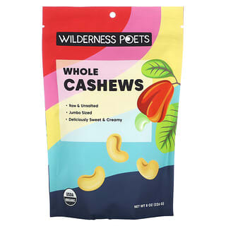 Wilderness Poets, Whole Cashews, 8 oz (226 g)