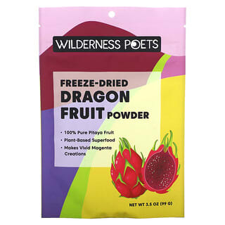 Wilderness Poets, Freeze Dried Dragon Fruit Powder, 3.5 oz (99 g)