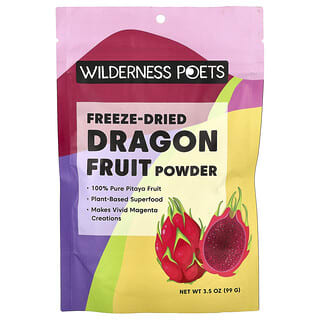 Wilderness Poets, Freeze Dried Dragon Fruit Powder, 3.5 oz (99 g)