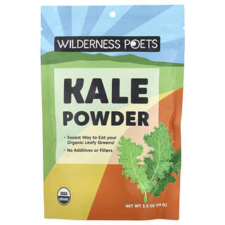 Wilderness Poets‏, אבקת קייל אורגנית, 99 גרם (3.5 אונקיות)