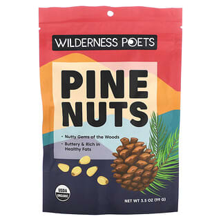 Wilderness Poets, органические кедровые орехи, 99 г (3,5 унции)