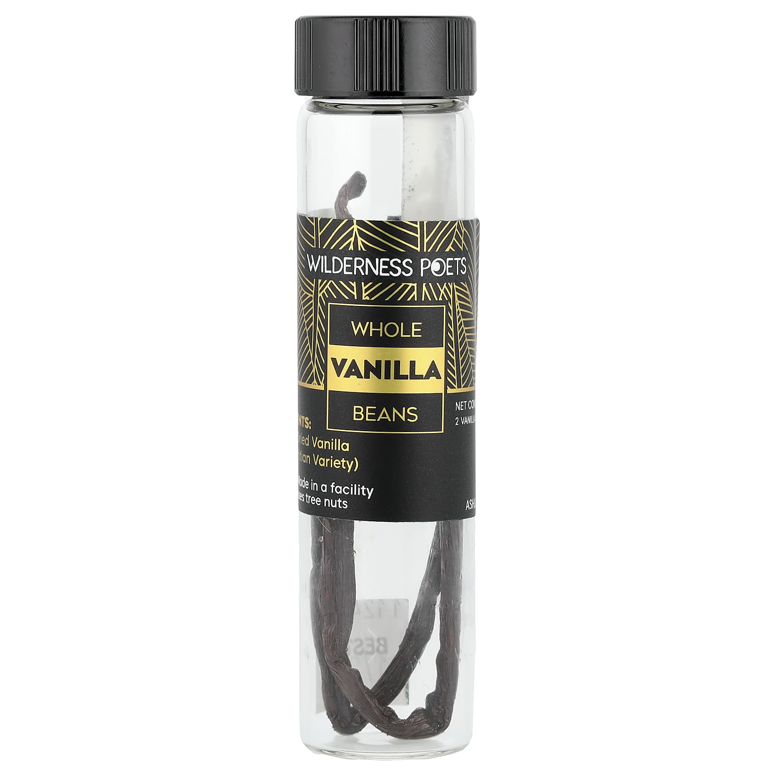Wilderness Poets, цельные стручки ванили, 2 шт.