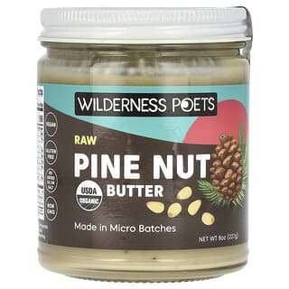 Wilderness Poets, Raw Pine Nut Butter, rohe Kiefernnussbutter, 227 g (8 oz.)
