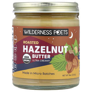 Wilderness Poets, Roasted Hazelnut Butter, Ultra Creamy, 8 oz (227 g)