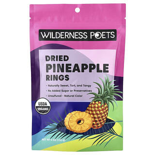 Wilderness Poets, Tørrede ananasringe, 170 g