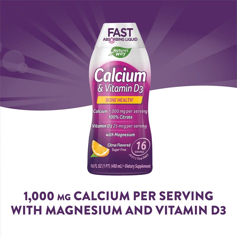 Nature's Way, Calcium und Vitamin D3, Zitrus, 480 ml (16 fl. oz.)